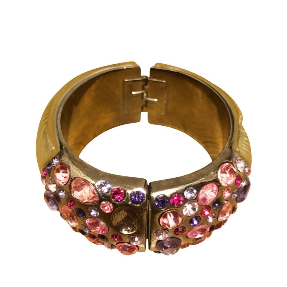 Thick Jeweled Cuff